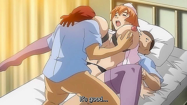 Sexy Nurse With Big Tits Gives Virgin Patient A Tender Boobjob In Anime Hospital Scenario