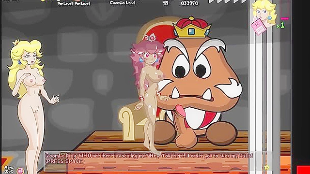 Busty StepBrown Princess from Mario Satisfies Monsters with Steamy Encounters