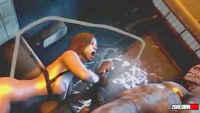 The Regenerator Dominates Jill Valentine with Mind-Blowing Orgasm