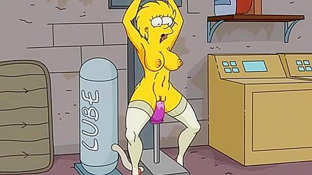Finds Pleasure with a Sex Machine in Spicy Simpsons Scene