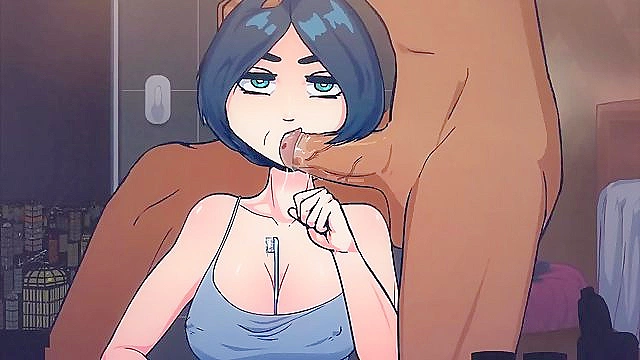 Time Stops for Face-Fucking Bliss with Short-Haired Girls 18+