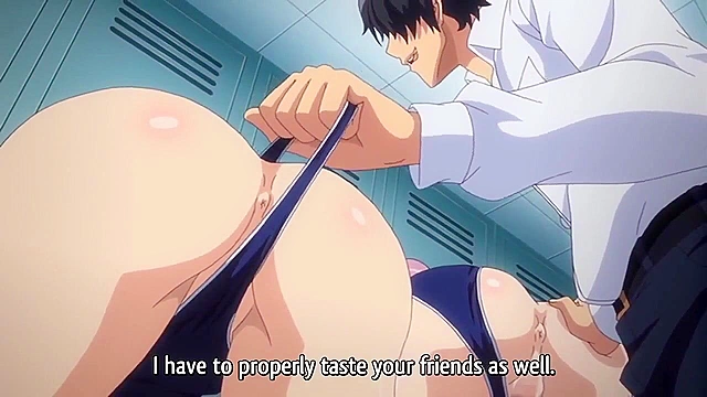 Time-Stopped Swim Team Gets Pleasured by Vengeful Pervert in Busty Hentai Scene