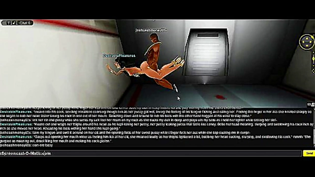 IMVU Characters Explore Intense 3D hentai DP Adventures on a Sci-Fi Spaceship
