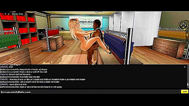 3D Anime Babe Receives Intense Pleasure in IMVU Porn Adventure
