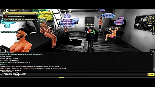 Wild West Side Orgy – 3D Anime Couples Heat Up the IMVU Game Action