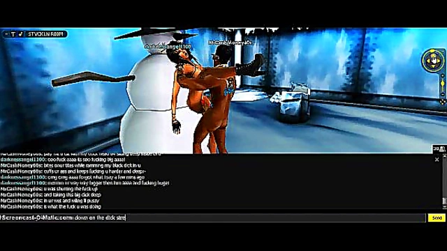 3D Cartoon Angel Tempts with Steamy Anime Sex in IMVU Game Adventure