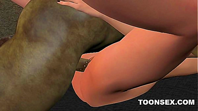 Bi 3D Anime Beauty Relishes Cunnilingus and Intense Group Pleasure Session