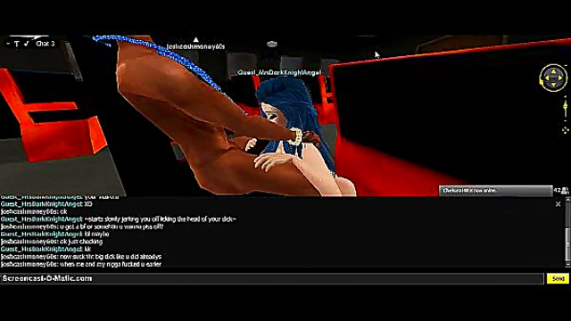 Mrs. Dark Delivers Mind-Blowing 3D Animated blowjob in Anime Game Adventure