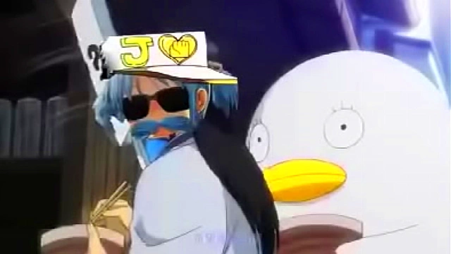 Horny Anime Beauty Enjoys Steamy Ecchi Fun in Gintama Hentai Scene