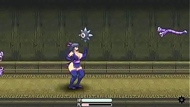 Big-Busted Shinobi Agent Satisfies Her Cravings with Intense Blowjob in Anime Adventure