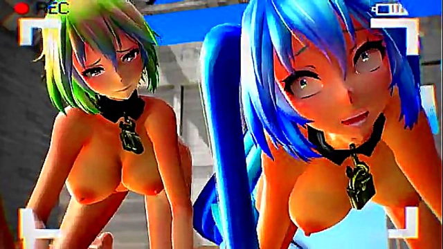 Futanari Duo Ignites Passion in Sizzling 4-Minute Hentai Scene