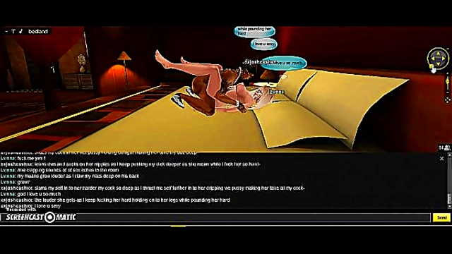Lvnna Seduces in Her Bedroom with Steamy 3D IMVU Action