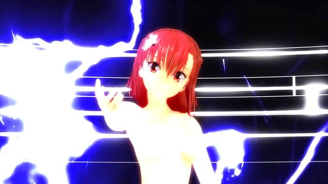 Misaka Mikoto Tempts with Seductive Charm in 3D Hentai Animation