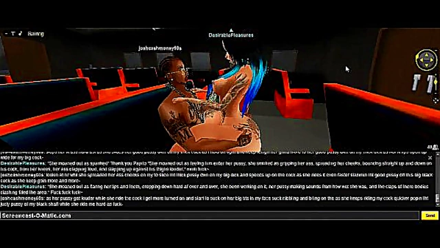 IMVU Hentai – 3D Couple Engages in Steamy Double Penetration Train Adventure