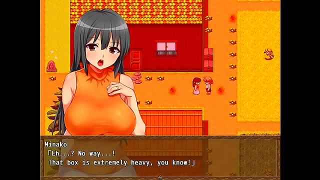 Minako Tempts a Stranger with Forbidden Pleasure in Hentai Adventure