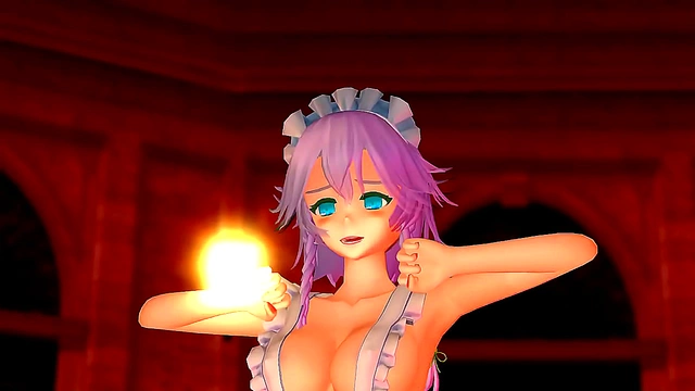 Touhou Character Enchants with Sensual Dance in 3D Hentai Animations