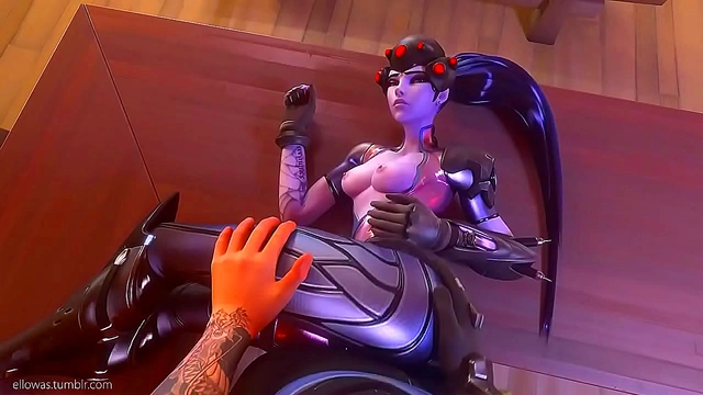 Widowmaker Finds Pleasure in Intense Doggy Style Action in Overwatch Animation
