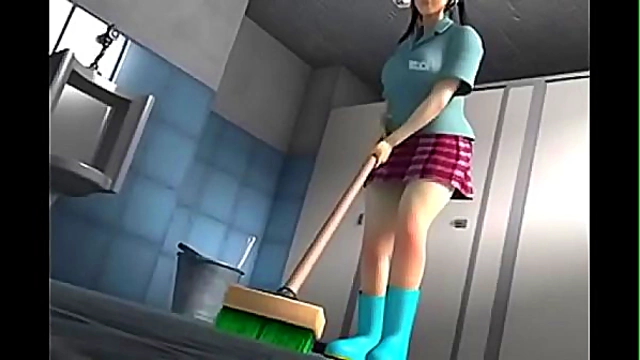 3D Hentai Maid Endures Wild Monster Gangbang with Fierce Passion