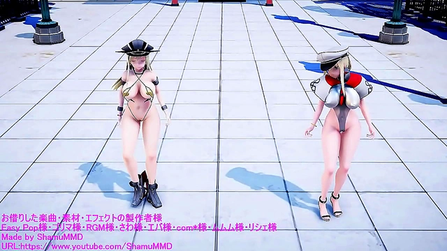 Bismarck's Rave Dance Leads to Intense 3D Anime Lovemaking