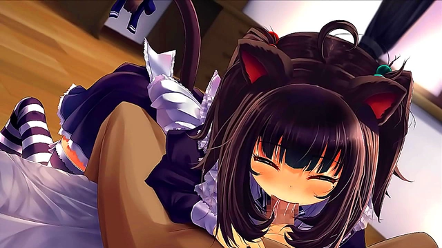 Kinky Kitten Satisfaction – Unique Anime blowjob Fantasy Cartoons