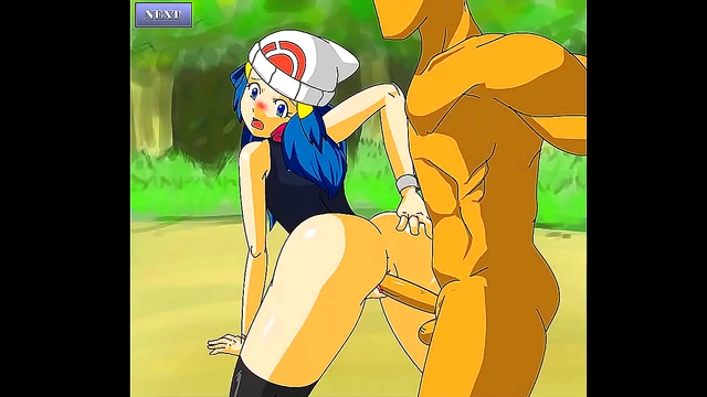Hikari Pleasures Dawn in Sizzling hentai Game Romance Scene