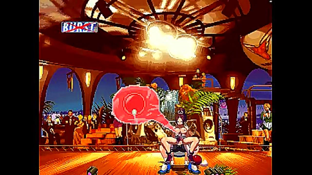 Bridget and Mai Shiranui Heat Up the Battlefield with Steamy Sprite Action