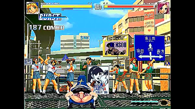 Athena Asamiya Ignites Passion in Heated Hentai Bout with Bridget