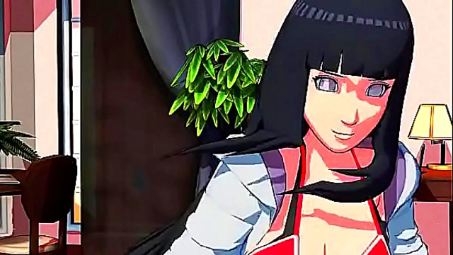 Hinata Entices with Sultry Dance Moves in 3D Naruto SFM Scene