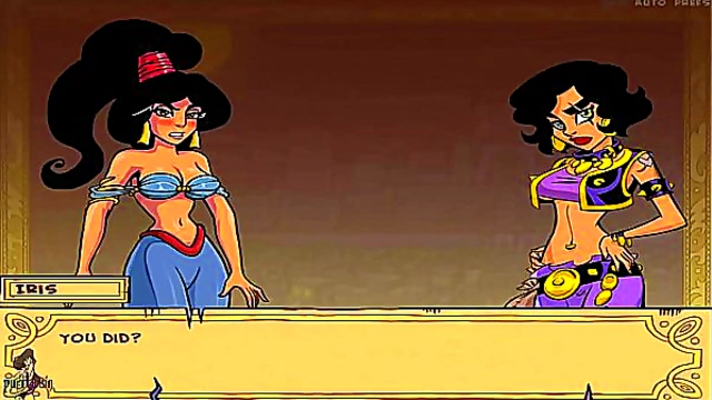 Princess Jasmine Dominates Her Slave with Seductive Passions & Busty Delights