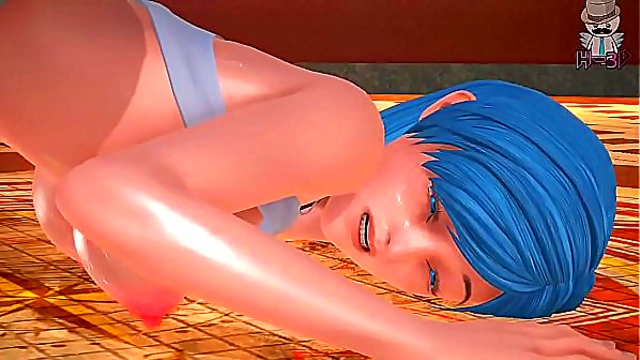 Bulma from Dragon Ball Super Engages in Steamy 3D Anime SFM Action