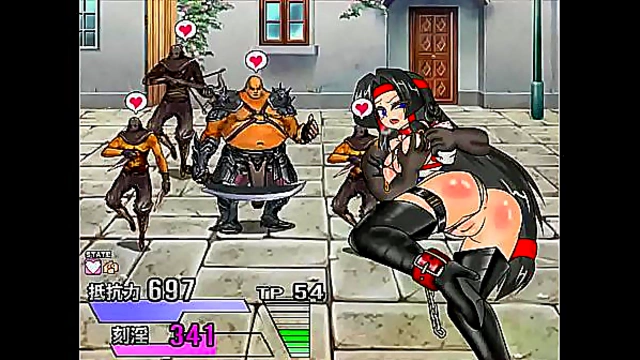 Seductive Ninja Thief Ignites Steamy RPG Mission with Shinobi Warrior