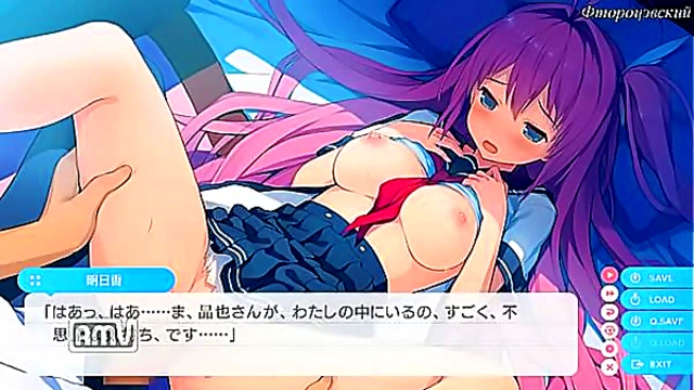Gorgeous Big-Bosomed Goddess Engages in Steamy Sex in Ao no Kanata no Four Rhythm