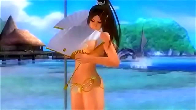 Mai Shiranui Tempts with a Sensual Shower in Dead orAlive Xtreme 3 Scene