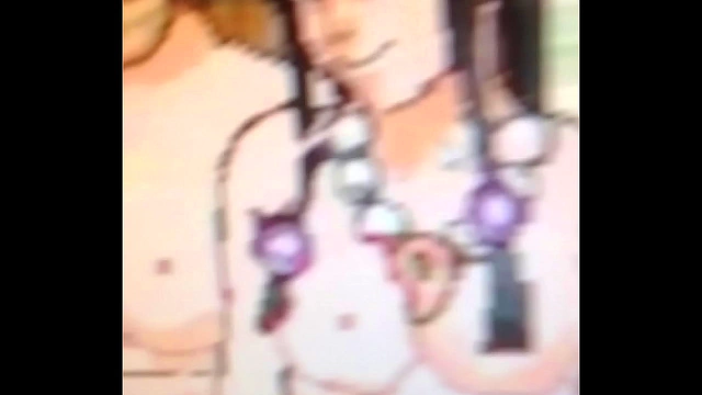 Fey StepStepSisters Phoenix Maya & Wright Mia Indulge in Steamy Pixel Art Anime Fun
