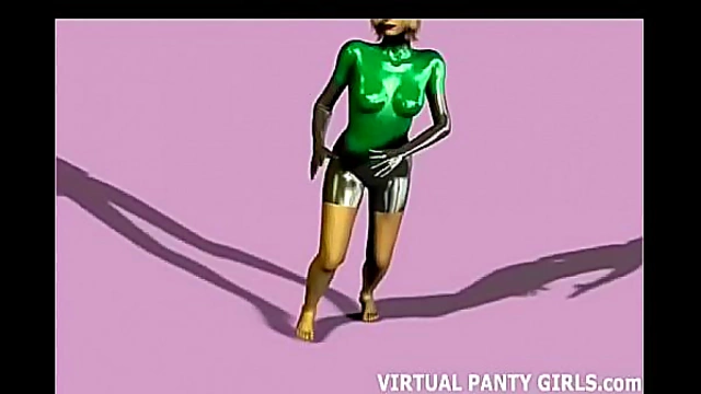 Cyber Babe With voluptuous Breasts Tempts You in a 3D Hentai Dream Sequence