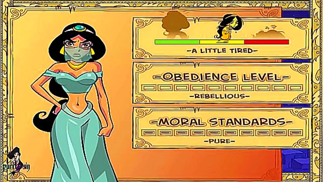 Princess Jasmine Seduces the Genie in a Steamy Uncensored Fantasy