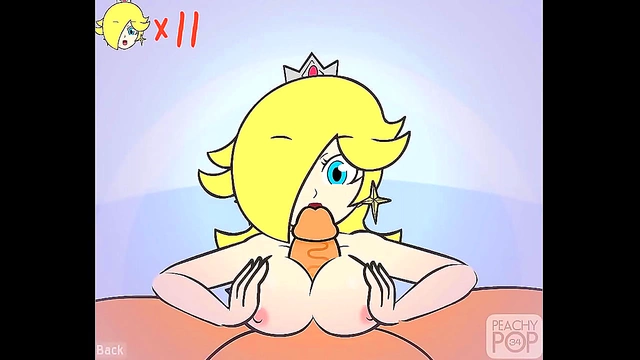 Princess Rosalina Tempts with Sultry TitFucking in Super Smash StepBros Hentai