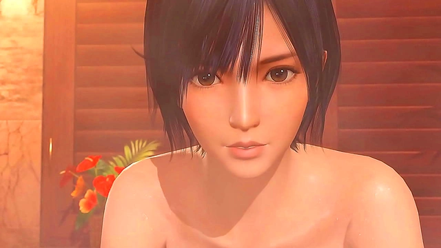DOA Babes Enjoy Steamy Baths for Sinful PleasureTogether