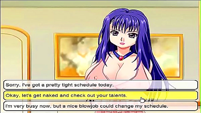 Sexy milf showcases big boobs with wild dance moves in intense hentai scene
