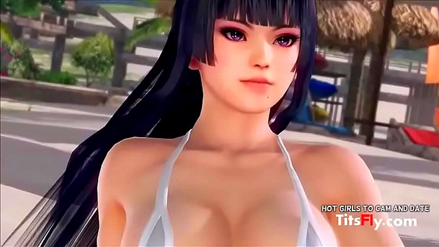 3D Hentai Beach Bliss – Anime Girls 18+ Enjoys Steamy Outdoor SexSession