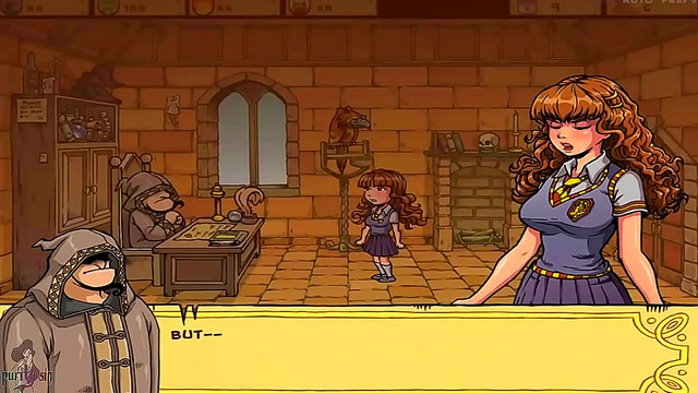 Hermione Tempts Professor Snape with Steamy Magic in Animated Wizard Fantasies