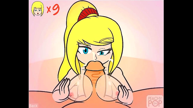 Zero Suit Samus Tempts Titans with Seductive Pleasure in Super Smash Scene