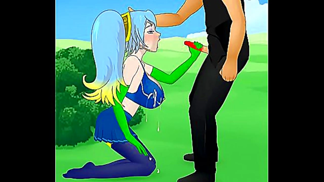 Arcade Sona Takes Charge with Sultry Ride in LoL Hentai Scene