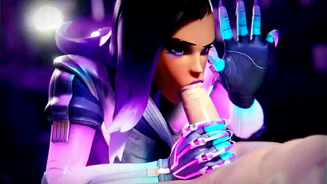 Sombra Waifu Delivers Mind-Blowing blowjob in Mesmerizing Overwatch Animation