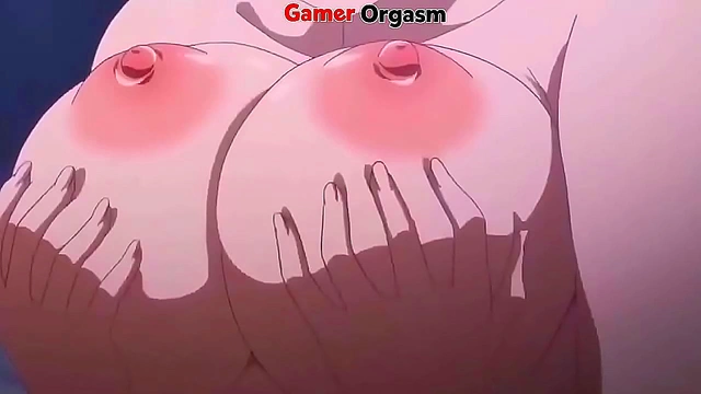 Sultry Redhead Milf Teases with Busty Seduction in Steamy Anime Solo Scene