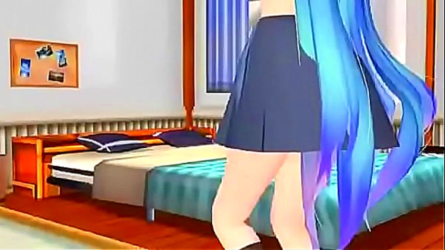 Sultry 3D Hentai Beauty Strips Seductively for Steamy Solo Pleasure Session