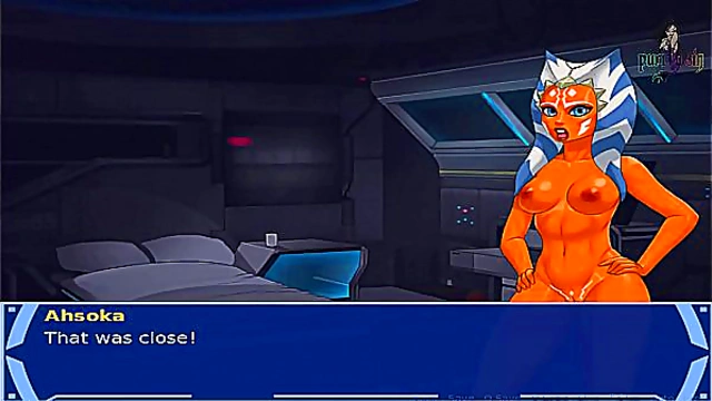 Sith Slave Tempts Master with Seductive Tit-and-Ass Show Before Mind-Blowing Deepthroat Orgasm