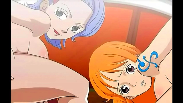 Nami & Nojiko Enjoy Steamy Outdoor Pleasure in One Piece Anime Adventure