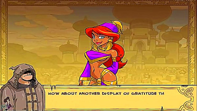 Princess Seduces Genie in Steamy Anime Group Sex Adventure