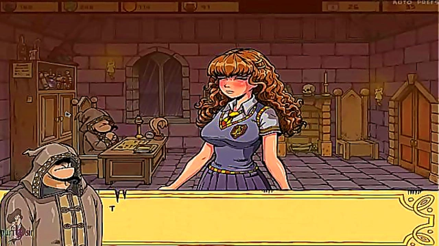 Hermione Tempts Snape with Seductive Witch Cosplay in Steamy Anime Encounter